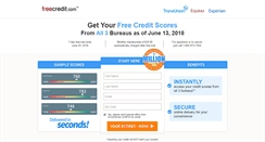 Desktop Screenshot of freecredit.com